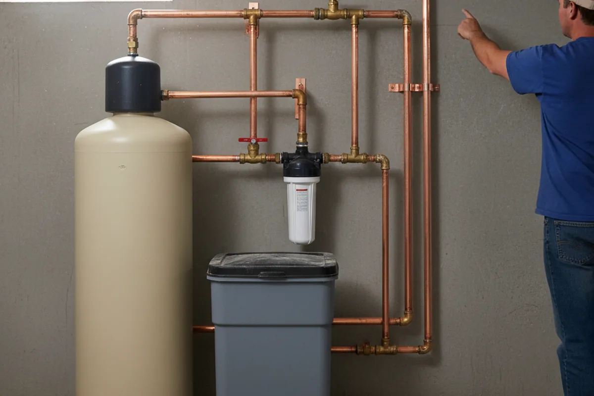 Whole-house water treatment system installed in Tenino